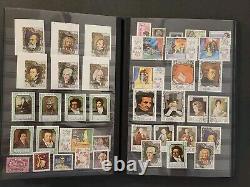 Fantastic Worldwide Famous Composers Stamp Collection In Lighthouse Album