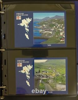 Faroe Islands Complete 1975-2010 Postal Cards Stamp Collection Album ZAYIX
