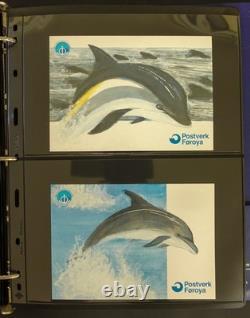 Faroe Islands Complete 1975-2010 Postal Cards Stamp Collection Album ZAYIX
