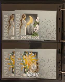 Faroe Islands Complete 1975-2010 Postal Cards Stamp Collection Album ZAYIX