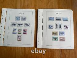 Faroe Islands collection on Lighthouse Hingeless album pages 1919-2001