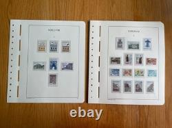 Faroe Islands collection on Lighthouse Hingeless album pages 1919-2001
