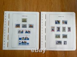 Faroe Islands collection on Lighthouse Hingeless album pages 1919-2001