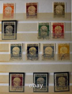 Fiume Mint and Used Stamp Collection in Album