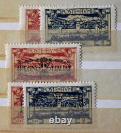 Fiume Mint and Used Stamp Collection in Album