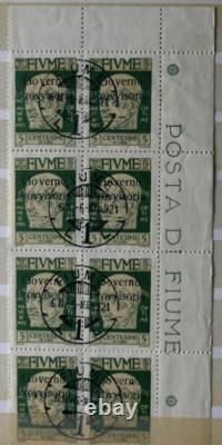 Fiume Mint and Used Stamp Collection in Album