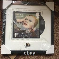 Framed Dawid Bowie HUNKY DORY Album Stamp Limited Collection 687/950