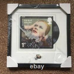 Framed Dawid Bowie HUNKY DORY Album Stamp Limited Collection 687/950