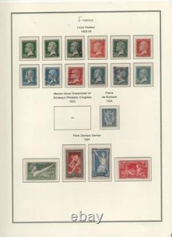 France 1876-1924 Large Specialized Collection On 10 Album Pages