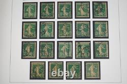 France 1906-1939 Collection Of 2850+ Sower Study Stamps Used In Album