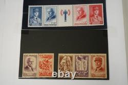 France 1941-1978 Collection Of 1,550+ Stamps All Mint In Yvert & Tellier Album