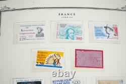France 1989-2005 Collection Of 1,000+ Stamps Mint & Used Stored In Scott Album