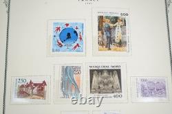 France 1989-2005 Collection Of 1,000+ Stamps Mint & Used Stored In Scott Album