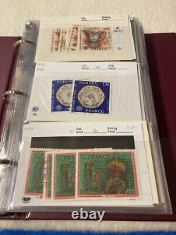 France Art Worldwide Stamp Collection, New and used Stamps, Sets