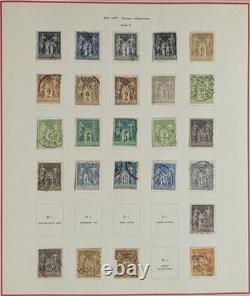 France Classic Stamp Collection in 67-Page Specialty Album Huge Catalog Value