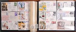 France Collection FDC CV$6030.00 1945-1957 Large Cacheted Fdc In Oversize Album