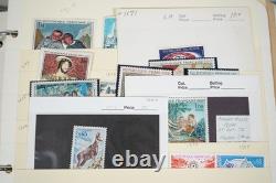 France Collection Of 1,300+ Stamps Mint & Used Stored In Album On Stock Pages
