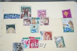 France Collection Of 1,300+ Stamps Mint & Used Stored In Album On Stock Pages