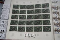 France Collection Of 30 Mint Art Full Sheets Stored In 2 Pioneer Albums