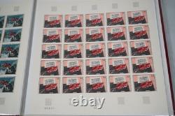 France Collection Of 30 Mint Art Full Sheets Stored In 2 Pioneer Albums