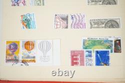 France Collection Of 3100+ Stamps Mint & Used Stored In An Album On Stock Pages