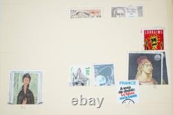 France Collection Of 3100+ Stamps Mint & Used Stored In An Album On Stock Pages