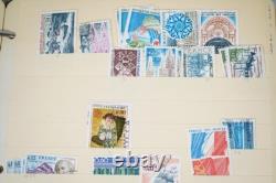France Collection Of 3100+ Stamps Mint & Used Stored In An Album On Stock Pages