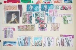 France Collection Of 3100+ Stamps Mint & Used Stored In An Album On Stock Pages
