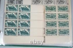 France Collection Of A Few Hundred Mostly Mint Blocks & Multiples In Album