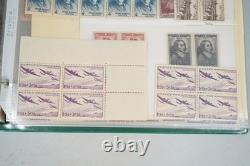 France Collection Of A Few Hundred Mostly Mint Blocks & Multiples In Album