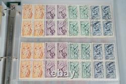 France Collection Of A Few Hundred Mostly Mint Blocks & Multiples In Album
