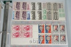 France Collection Of A Few Hundred Mostly Mint Blocks & Multiples In Album