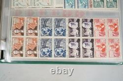 France Collection Of A Few Hundred Mostly Mint Blocks & Multiples In Album