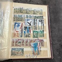 France Colonies Collection Of Stamps Mint & Used Stored In Album