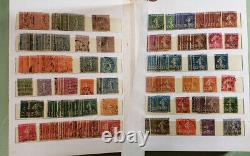 France Empire through 1980s Stamp Collection in Stockbook 16 pages 32 faces