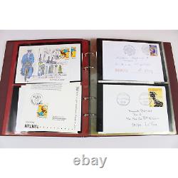 France Monaco, Collection Of 1259 Envelopes And Cards 1st Days In 20 Albums