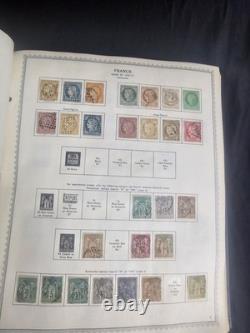 France Stamp Collection 1862-1978 in Album Scott $12,000+