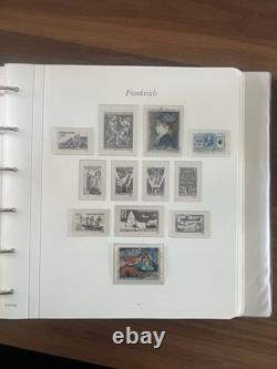 France Stamp Collection 1950-1970s 50ish Page Borek Album Used