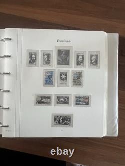 France Stamp Collection 1950-1970s 50ish Page Borek Album Used