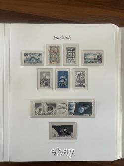 France Stamp Collection 1950-1970s 50ish Page Borek Album Used