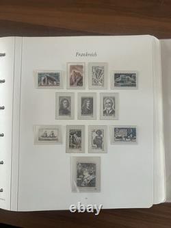 France Stamp Collection 1950-1970s 50ish Page Borek Album Used