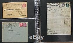 France specialised postal history collection from 1887 onwards in SG album to in