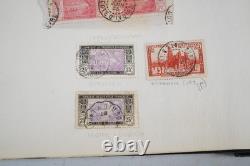 French Colonies Collection Of 325+ Town Cancels In Homemade Album