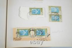 French Colonies Collection Of 325+ Town Cancels In Homemade Album