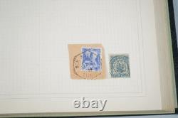 French Colonies Postmarks Collection Of 347 Stamps In Album