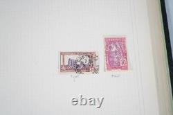 French Colonies Postmarks Collection Of 347 Stamps In Album