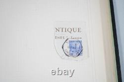 French Colonies Postmarks Collection Of 347 Stamps In Album