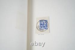 French Colonies Postmarks Collection Of 347 Stamps In Album