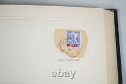 French Colonies Postmarks Collection Of 347 Stamps In Album