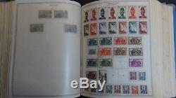 French Colonies stamp collection in 2 Vol. Minkus albums with 4,650 or so to'97